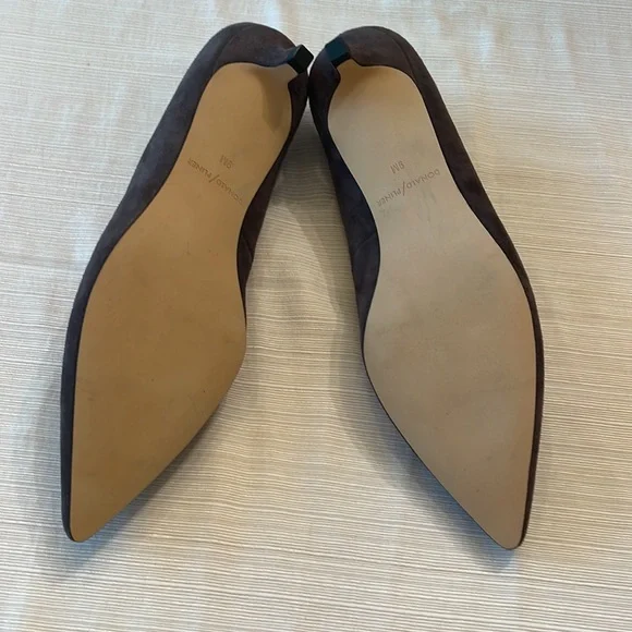 DONALD PLINER Suade Grey Pumps Size 9M - Picture 5 of 9
